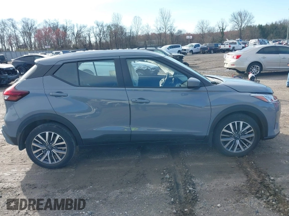 2023 Nissan Kicks SV with VIN 3N1CP5CV6PL484091, listed as a IAAI auction lot 41876944 with 10,243 mi miles and . Bid and sale history available at carsss.com. Image 12.