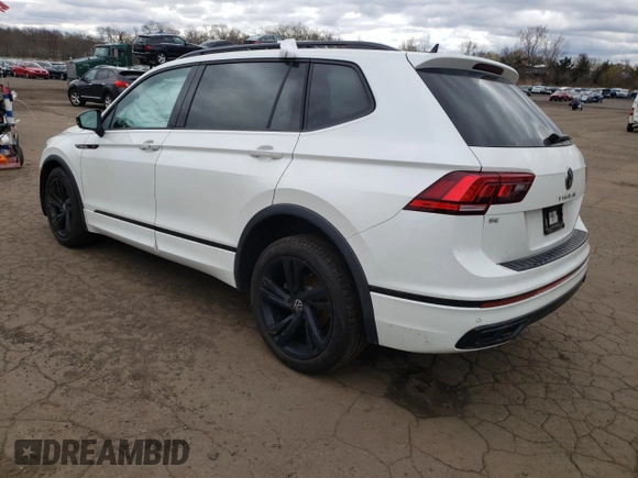 2023 Volkswagen Tiguan SE R-Line Black with VIN 3VV8B7AX8PM025044, listed as a Copart auction lot 53185355 with 35,565 mi miles and Salvage title. Bid and sale history available at DreamBid. Image 2.