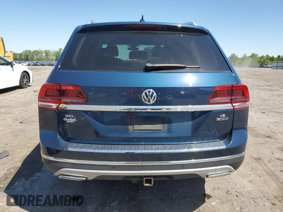 2019 Volkswagen Atlas SEL Premium z VIN 1V2NR2CA9KC602262, wystawiony jako Copart lot #54490045 z przebiegiem 57 367 mil mil oraz Szkoda całkowita • Salvage title. Historia ofert i sprzedaży dostępna na DreamBid. Obrazek 6.