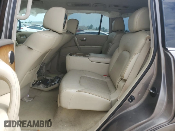 2013 Infiniti QX56 with VIN JN8AZ2NF3D9550754, listed as a Copart auction lot 54130675 with 202,669 mi miles and Salvage title. Bid and sale history available at DreamBid. Image 11.