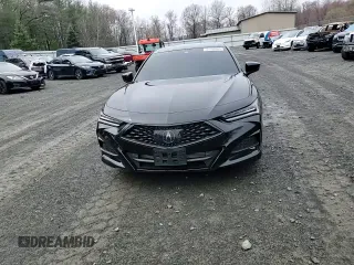 2022 Acura TLX w/A-Spec Package with VIN 19UUB6F55NA002749, listed as a Copart auction lot 51296665 with 33,345 mi miles and Salvage Title. Bid and sale history available at carsss.com. Image 11.