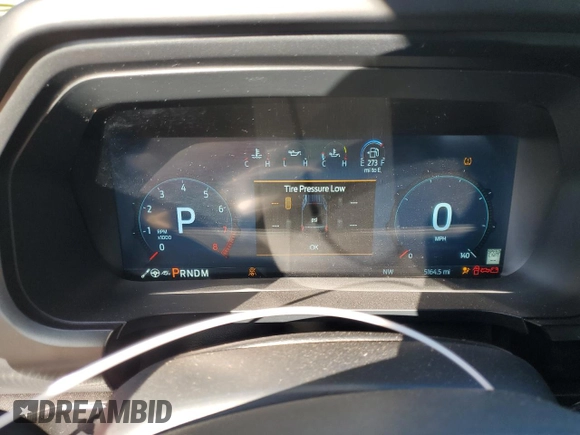 2024 Ford F-150 Raptor with VIN 1FTFW1RJ9RFB89090, listed as a Copart auction lot 43642975 with 5,164 mi miles and Salvage Title. Bid and sale history available at DreamBid. Image 9.