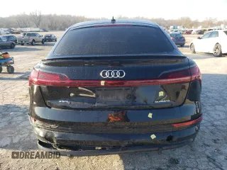 2021 Audi e-tron Sportback Premium Plus with VIN WA12AAGE9MB001276, listed as a Copart auction lot 47997464 with 35,672 mi miles and Salvage title. Bid and sale history available at DreamBid. Image 6.