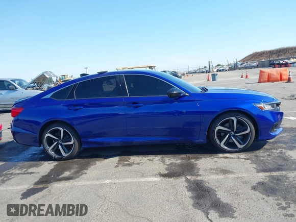 2021 Honda Accord Sport with VIN 1HGCV2F35MA007796, listed as a IAAI auction lot 42626967 with 44,168 mi miles and . Bid and sale history available at DreamBid. Image 12.