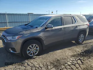 2018 Chevrolet Traverse LT Cloth z VIN 1GNERGKW2JJ126028, wystawiony jako Copart lot #82816924 z przebiegiem 117 373 mil mil oraz Szkoda całkowita • Salvage title. Historia ofert i sprzedaży dostępna na DreamBid. Obrazek 1.