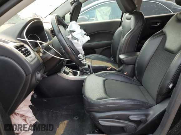 2018 Jeep Compass Altitude with VIN 3C4NJDBBXJT493439, listed as a Copart auction lot 58664835 with 96,928 mi miles and Salvage title. Bid and sale history available at DreamBid. Image 7.