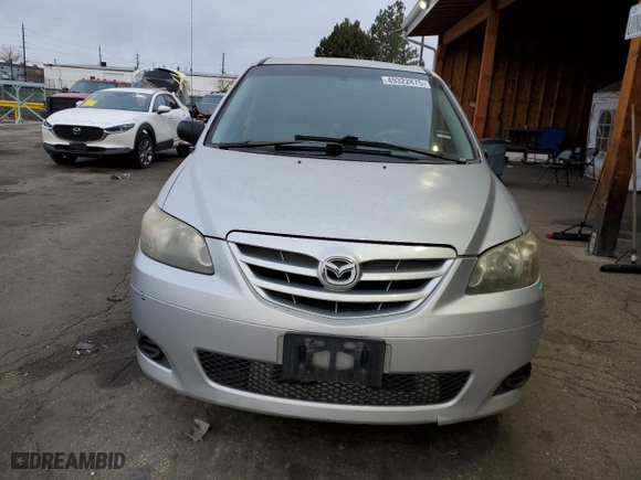 2004 Mazda MPV LX with VIN JM3LW28AX40528887, listed as a Copart auction lot 49322875 with 207,521 mi miles and Salvage Title. Bid and sale history available at carsss.com. Image 5.