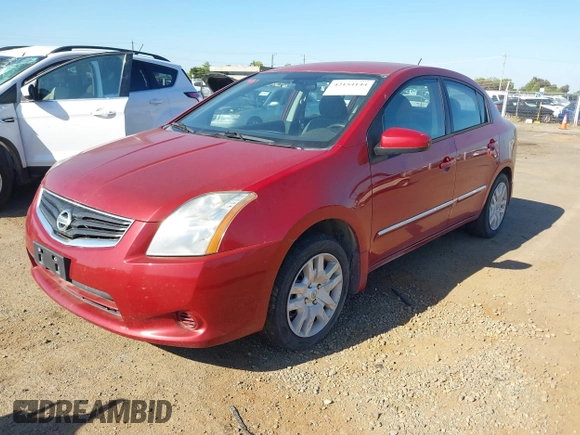 2010 Nissan Sentra S with VIN 3N1AB6AP1AL693830, listed as a IAAI auction lot 42154144 with 97,477 mi miles and . Bid and sale history available at carsss.com. Image 2.