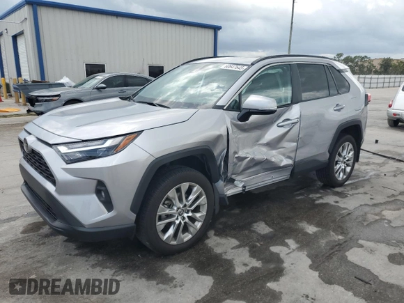 2024 Toyota RAV4 XLE Premium with VIN 2T3C1RFV7RC274727, listed as a Copart auction lot 60647645 with 21,390 mi miles and Salvage title. Bid and sale history available at DreamBid. Image 1.