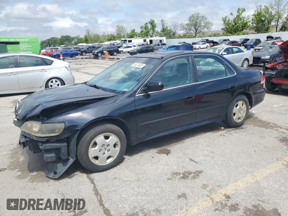 2002 Honda Accord EX z VIN 1HGCG16582A057594, wystawiony jako Copart lot #54874665 z przebiegiem 173 709 mil mil oraz Szkoda całkowita • Salvage title. Historia ofert i sprzedaży dostępna na DreamBid. Obrazek 1.