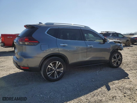 2020 Nissan Rogue SL with VIN 5N1AT2MT5LC782712, listed as a Copart auction lot 48976115 with 67,243 mi miles and Salvage Title. Bid and sale history available at carsss.com. Image 3.