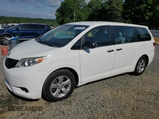2016 Toyota Sienna L with VIN 5TDZK3DCXGS695506, listed as a Copart auction lot 54347315 with 127,506 mi miles and Salvage title. Bid and sale history available at DreamBid. Image 1.