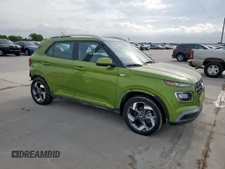 2024 Hyundai Venue Limited with VIN KMHRC8A36RU309592, listed as a Copart auction lot 54062365 with 10,114 mi miles and Salvage Title. Bid and sale history available at DreamBid. Image 4.