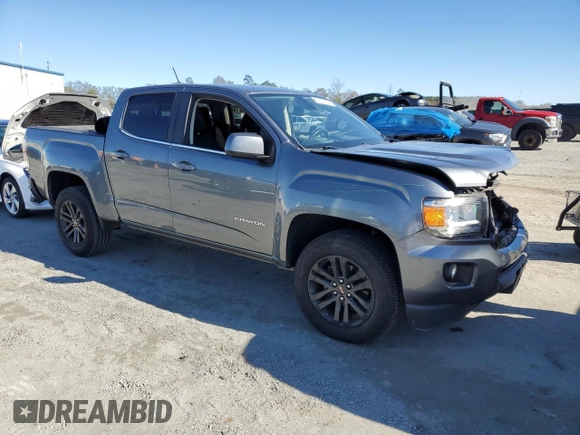 2020 GMC Canyon 2WD SLE with VIN 1GTG5CEN4L1136961, listed as a Copart auction lot 81140804 with 53,485 mi miles and Clean Title. Bid and sale history available at carsss.com. Image 4.