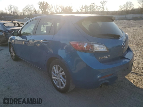2012 Mazda 3 i Grand Touring with VIN JM1BL1M74C1609569, listed as a Copart auction lot 47108545 with 166,937 mi miles and Salvage Title. Bid and sale history available at DreamBid. Image 2.