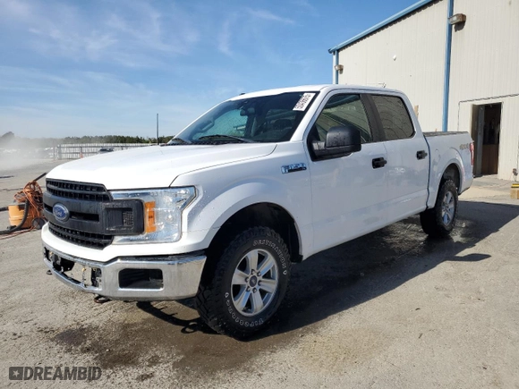 2019 Ford F-150 XL with VIN 1FTEW1E54KKC43221, listed as a Copart auction lot 50436675 with 144,698 mi miles and Clean Title. Bid and sale history available at carsss.com. Image 1.