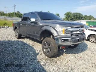 2018 Ford F-150 XL with VIN 1FTEW1EGXJFB60711, listed as a Copart auction lot 64041545 with 163,798 mi miles and Salvage title. Bid and sale history available at DreamBid. Image 4.