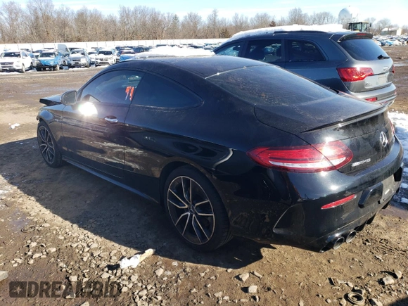 2021 Mercedes-Benz C 43 AMG with VIN W1KWJ6EBXMG098073, listed as a Copart auction lot 41702504 with 19,860 mi miles and . Bid and sale history available at DreamBid. Image 2.
