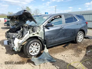 2023 Chevrolet Equinox LT with VIN 3GNAXKEG0PS156762, listed as a Copart auction lot 55434295 with 36,898 mi miles and Salvage title. Bid and sale history available at DreamBid. Image 1.