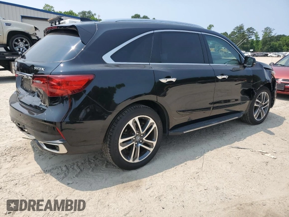 2017 Acura MDX Advance z VIN 5FRYD4H9XHB006658, wystawiony jako Copart lot #59113645 z przebiegiem 107 465 mil mil oraz Szkoda całkowita • Salvage title. Historia ofert i sprzedaży dostępna na DreamBid. Obrazek 3.