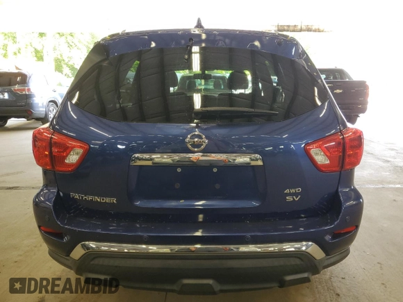 2019 Nissan Pathfinder SL z VIN 5N1DR2MM6KC637648, wystawiony jako Copart lot #59541785 z przebiegiem 107 151 mil mil oraz Czysty tytuł • Clean title. Historia ofert i sprzedaży dostępna na DreamBid. Obrazek 6.