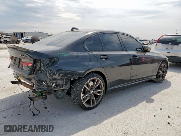 2020 BMW 3 Series M340i xDrive with VIN WBA5U9C04LA380918, listed as a Copart auction lot 48875295 with 72,540 mi miles and Salvage Title. Bid and sale history available at DreamBid. Image 3.
