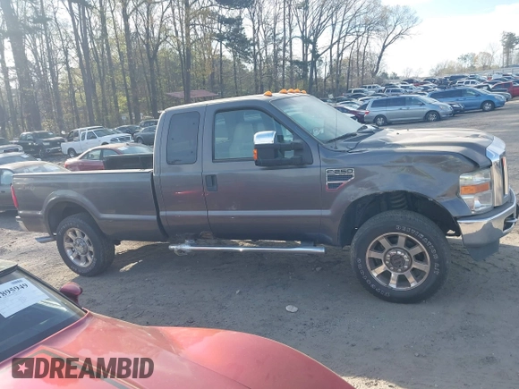 2008 Ford Super Duty F-250 SRW XL with VIN 1FTSX21518EC34074, listed as a IAAI auction lot 41899503 with 110,003 mi miles. Bid and sale history available at carsss.com. Image 13.