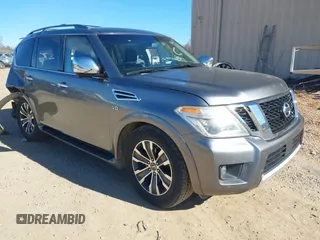 2017 Nissan Armada SV with VIN JN8AY2NC6H9501031, listed as a IAAI auction lot 41445479 with 111,901 mi miles and . Bid and sale history available at DreamBid. Image 1.