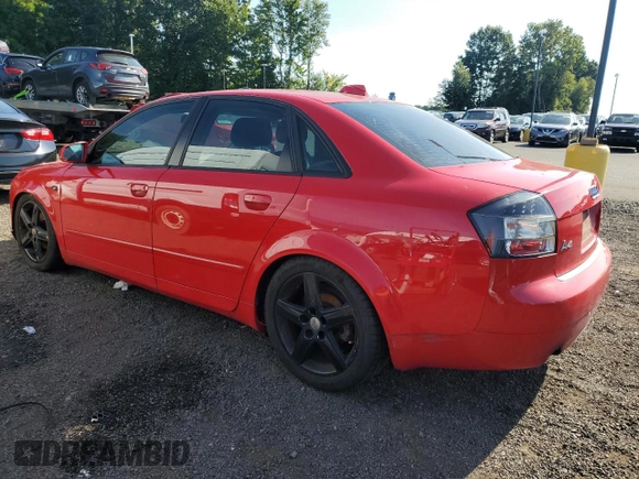 2004 Audi A4 1.8T with VIN WAULC68E84A134601, listed as a Copart auction lot 70844914 with 0 mi miles and Clean Title. Bid and sale history available at carsss.com. Image 2.