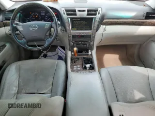 2007 Lexus LS 460 L with VIN JTHGL46F375014799, listed as a Copart auction lot 53912115 with 150,120 mi miles and Salvage title. Bid and sale history available at DreamBid. Image 8.
