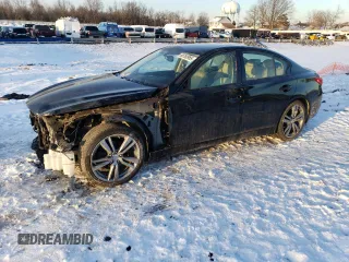 2016 Infiniti Q50 3.0t Premium with VIN JN1EV7AP5GM300943, listed as a Copart auction lot 88760965 with 90,092 mi miles and Salvage Title. Bid and sale history available at carsss.com. Image 1.