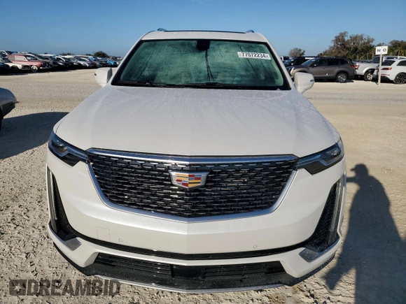 2020 Cadillac XT6 FWD Premium Luxury with VIN 1GYKPCRS9LZ105835, listed as a Copart auction lot 77072234 with 0 mi miles and Non Repairable. Bid and sale history available at carsss.com. Image 5.