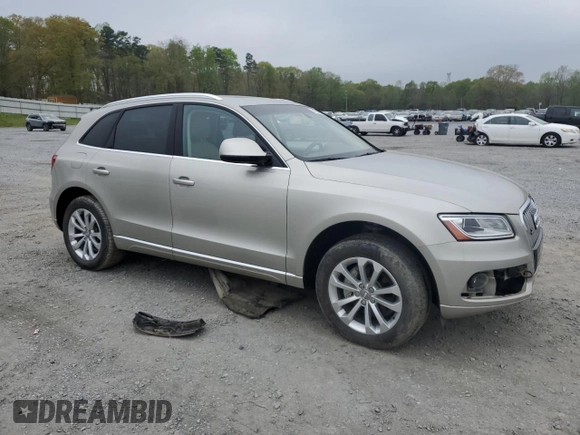 2016 Audi Q5 Premium with VIN WA1C2AFP1GA140896, listed as a Copart auction lot 51524295 with 0 mi miles and Salvage Title. Bid and sale history available at carsss.com. Image 4.