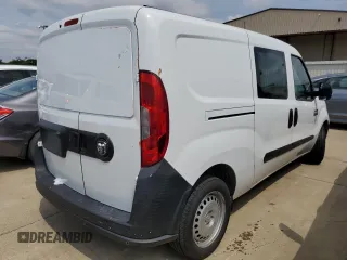 2021 Ram ProMaster City Cargo Tradesman with VIN ZFBHRFAB7M6T72727, listed as a Copart auction lot 66628784 with 57,722 mi miles and Clean Title. Bid and sale history available at DreamBid. Image 3.