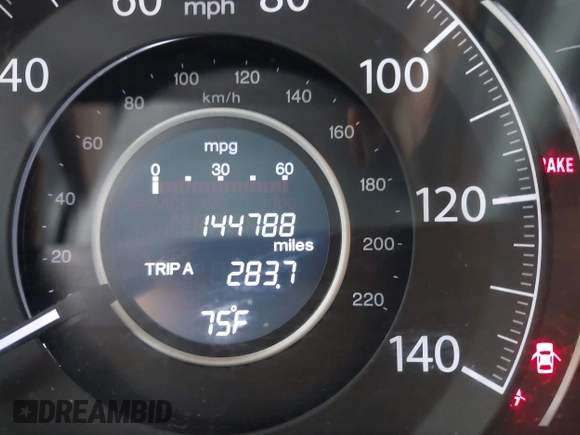 2013 Honda CR-V LX with VIN 3CZRM3H39DG709047, listed as a IAAI auction lot 41894762 with 144,788 mi miles and . Bid and sale history available at carsss.com. Image 15.