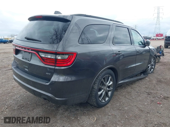 2017 Dodge Durango GT z VIN 1C4RDHDG9HC690732, wystawiony jako IAAI lot #42084692 z przebiegiem 117 787 mil mil oraz . Historia ofert i sprzedaży dostępna na DreamBid. Obrazek 4.