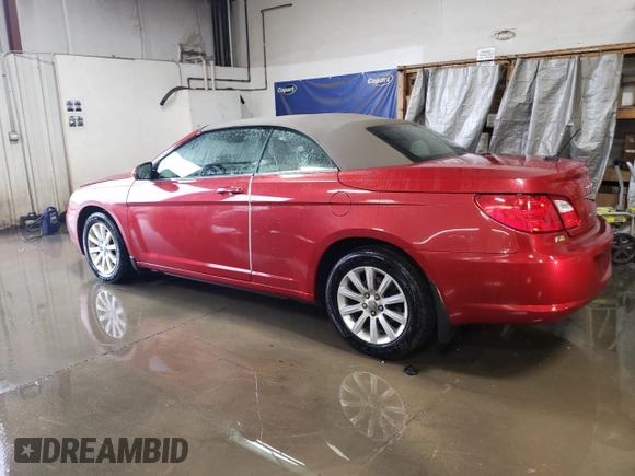 2010 Chrysler Sebring Touring with VIN 1C3BC5ED3AN116259, listed as a Copart auction lot 79181104 with 58,007 mi miles and Salvage Title. Bid and sale history available at carsss.com. Image 2.