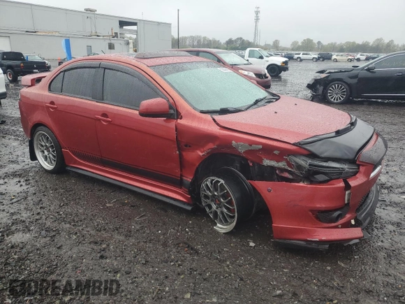 2009 Mitsubishi Lancer GTS with VIN JA3AU86W99U002899, listed as a Copart auction lot 52886455 with 174,184 mi miles and Salvage Title. Bid and sale history available at carsss.com. Image 4.