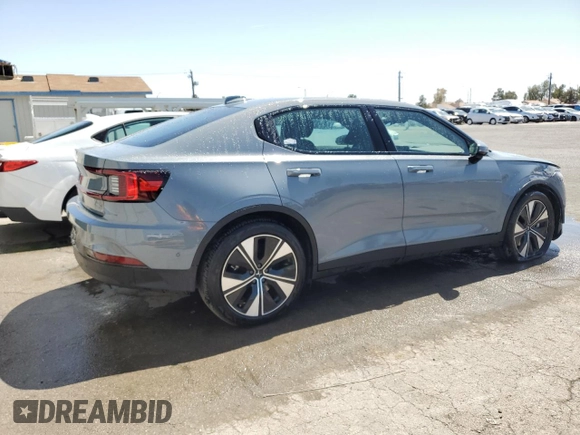 2023 Polestar 2 with VIN YSMED3KA9PL123388, listed as a Copart auction lot 52581595 with 65,412 mi miles and Clean Title. Bid and sale history available at carsss.com. Image 3.