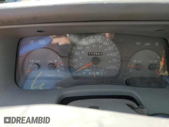 1999 Mercury Grand Marquis LS z VIN 2MEFM75W1XX635839, wystawiony jako Copart lot #55860735 z przebiegiem 114 963 mil mil oraz Szkoda całkowita • Salvage title. Historia ofert i sprzedaży dostępna na DreamBid. Obrazek 9.