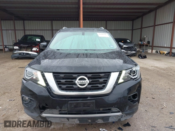 2018 Nissan Pathfinder SV with VIN 5N1DR2MN7JC633034, listed as a IAAI auction lot 41608707 with 118,694 mi miles. Bid and sale history available at carsss.com. Image 12.