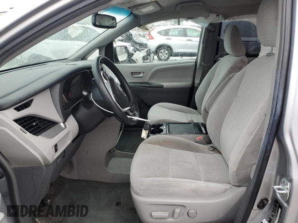 2017 Toyota Sienna LE with VIN 5TDJZ3DC5HS173988, listed as a Copart auction lot 46996375 with 67,971 mi miles and Salvage Title. Bid and sale history available at carsss.com. Image 7.