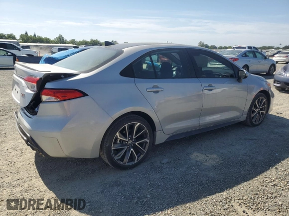 2022 Toyota Corolla SE with VIN 5YFS4MCEXNP103547, listed as a Copart auction lot 56350485 with 2,755 mi miles and Salvage Title. Bid and sale history available at DreamBid. Image 3.