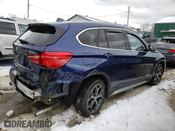 2018 BMW X1 xDrive28i with VIN WBXHT3C37J5K27663, listed as a Copart auction lot 38185933 with 61,894 mi miles. Bid and sale history available at carsss.com. Image 3.