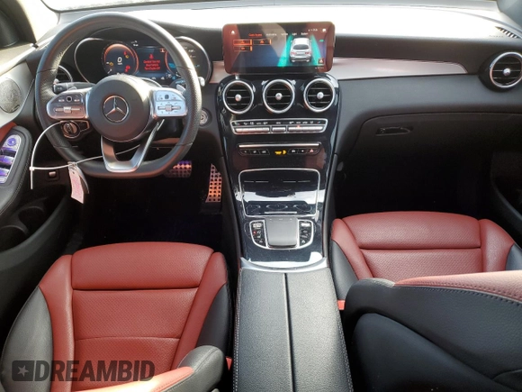 2021 Mercedes-Benz GLC with VIN W1N0J8EBXMF920851, listed as a Copart auction lot 46797725 with 88,523 mi miles and Salvage Title. Bid and sale history available at carsss.com. Image 8.