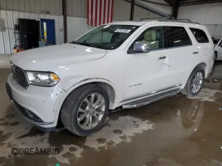 2018 Dodge Durango Citadel Anodized Platinum with VIN 1C4SDJET4JC101127, listed as a Copart auction lot 62551585 with 143,357 mi miles and Salvage title. Bid and sale history available at DreamBid. Image 1.