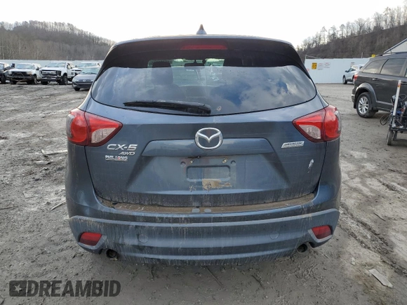2013 Mazda CX-5 Touring with VIN JM3KE4CE7D0126460, listed as a Copart auction lot 46730785 with 0 mi miles and Salvage Title. Bid and sale history available at carsss.com. Image 6.