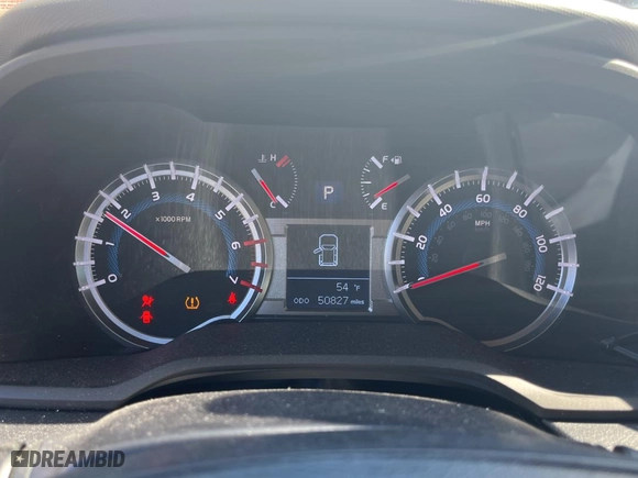 2019 Toyota 4Runner SR5 with VIN JTEBU5JR3K5683305, listed as a Copart auction lot 53866845 with 50,827 mi miles and Salvage Title. Bid and sale history available at carsss.com. Image 8.