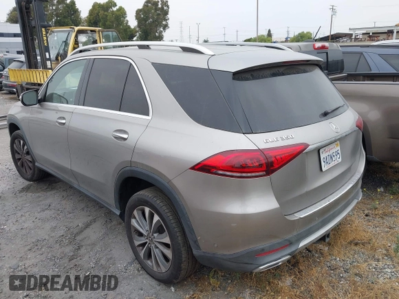 2020 Mercedes-Benz GLE 350 with VIN 4JGFB4JB5LA198502, listed as a IAAI auction lot 42283036 with 59,052 mi miles and . Bid and sale history available at DreamBid. Image 3.