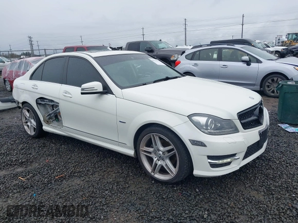 2012 Mercedes-Benz C 250 Sport with VIN WDDGF4HBXCA616612, listed as a IAAI auction lot 41777826 with 140,022 mi miles and . Bid and sale history available at DreamBid. Image 1.
